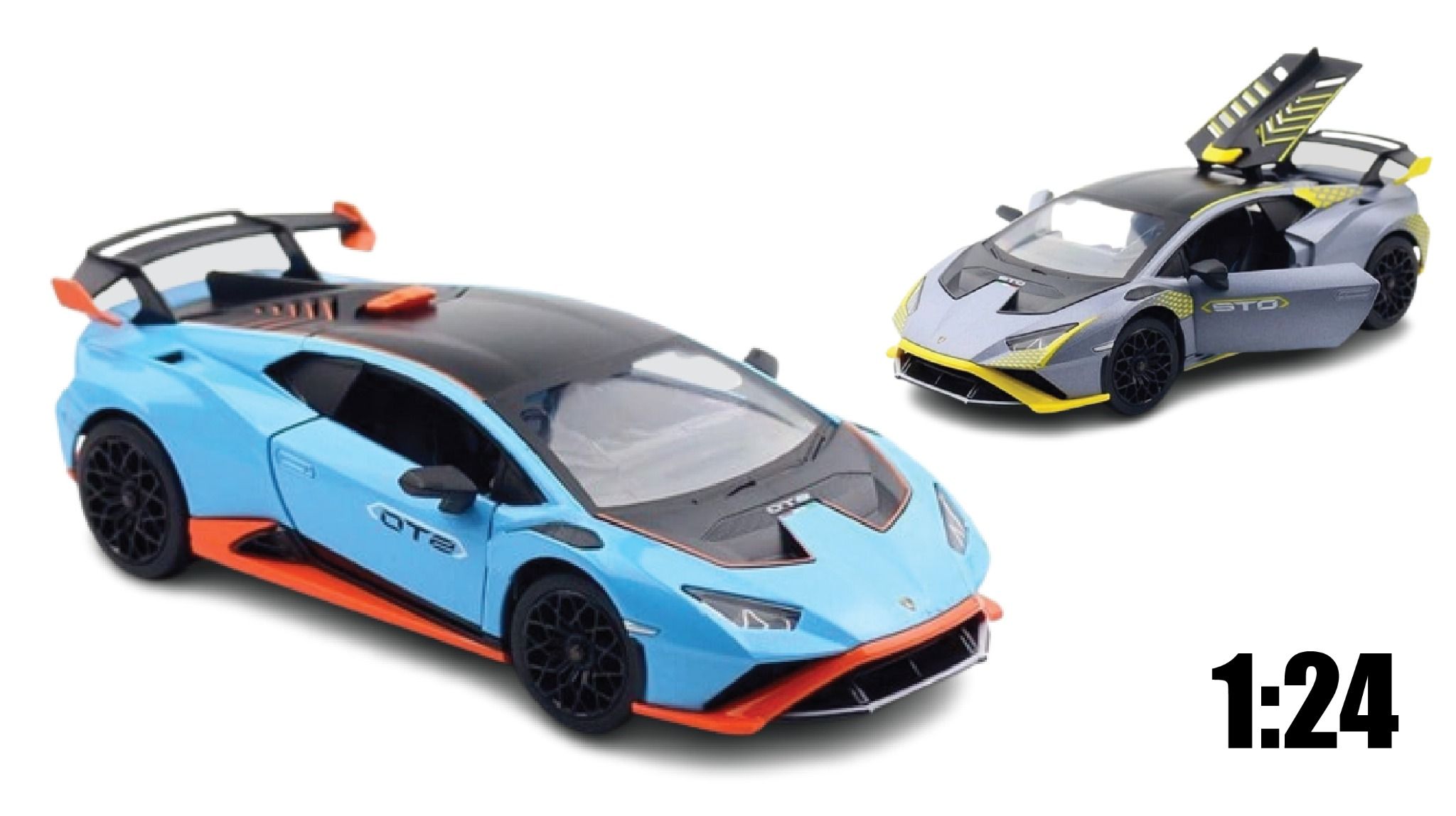  Mô hình xe ô tô Lamborghini Huracan STO tỉ lệ 1:24 CCA OT231 