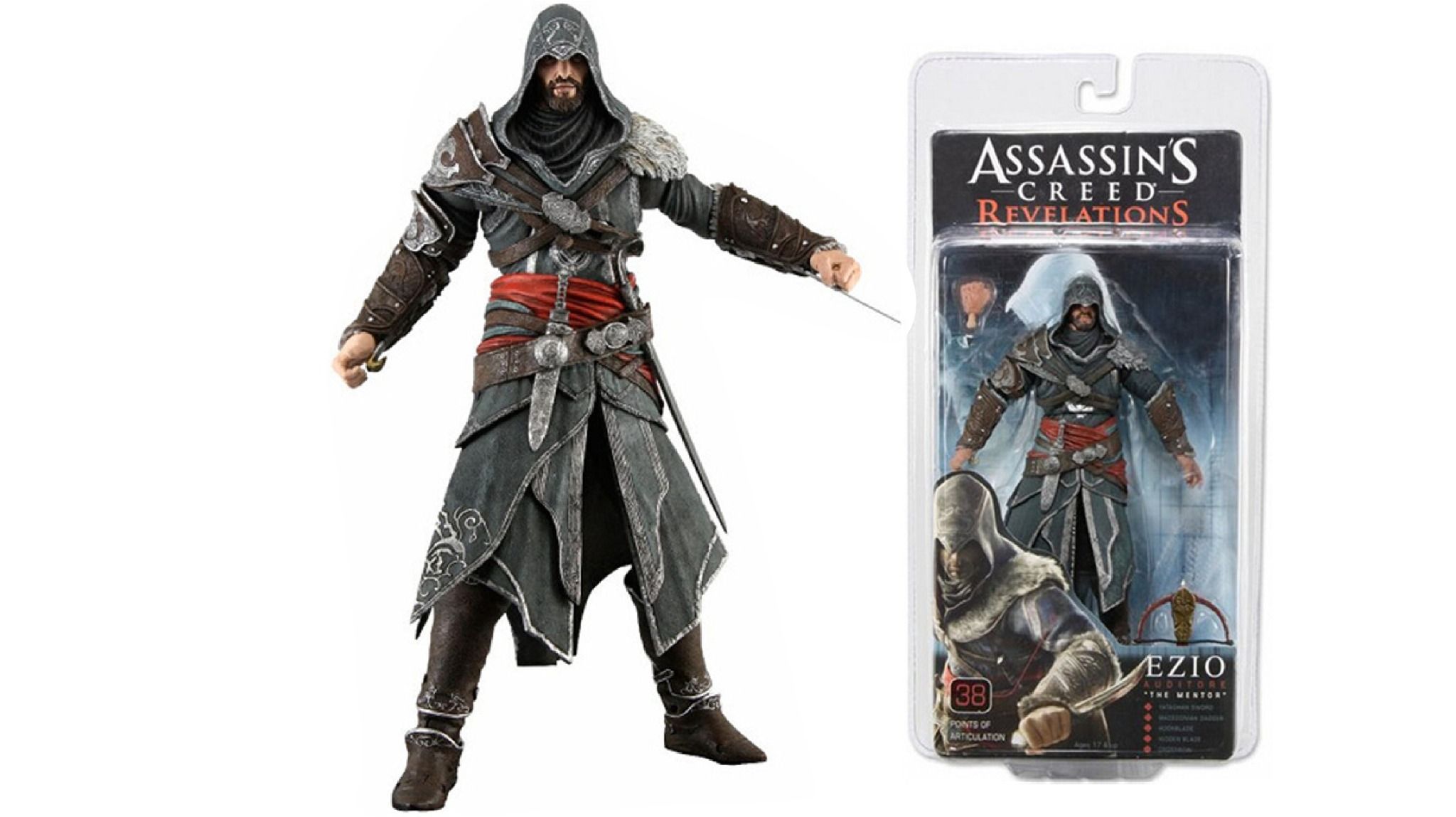 Fan của series game Assassin\'s Creed chắc chắn sẽ không muốn bỏ qua mô hình nhân vật chính trong Assassin\'s Creed 3 Revelations! Với thiết kế chân thực và màu sắc đẹp mắt, mô hình này chắc chắn sẽ khiến bạn hài lòng.