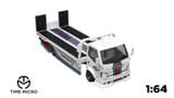  Mô hình xe móoc vận chuyển sàn phẳng H300 Flatbed Transport Trailer MARTINI tỉ lệ 1:64 Time Micro TM647204 