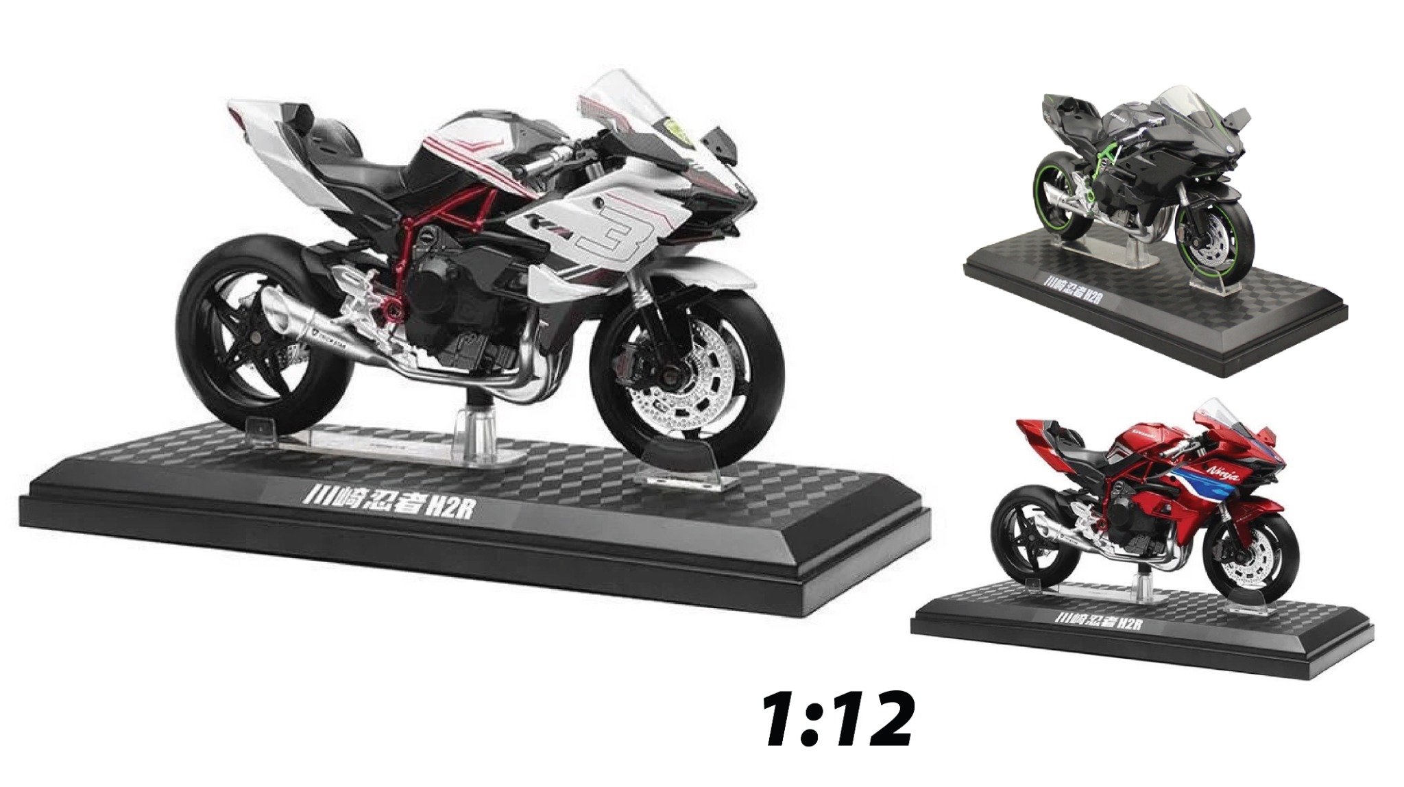  Mô hình xe Kawasaki Ninja H2R 1:12 MSZ 8072 