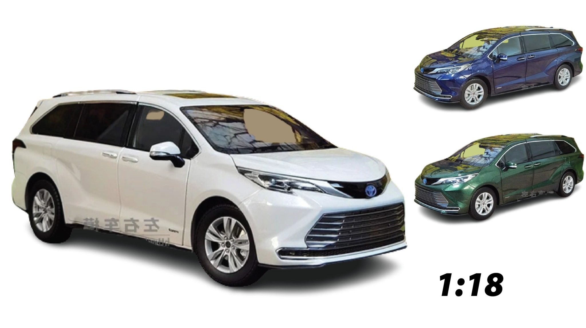  Mô hình xe Toyota Sienna MPV 1:18 Dealer 8075 