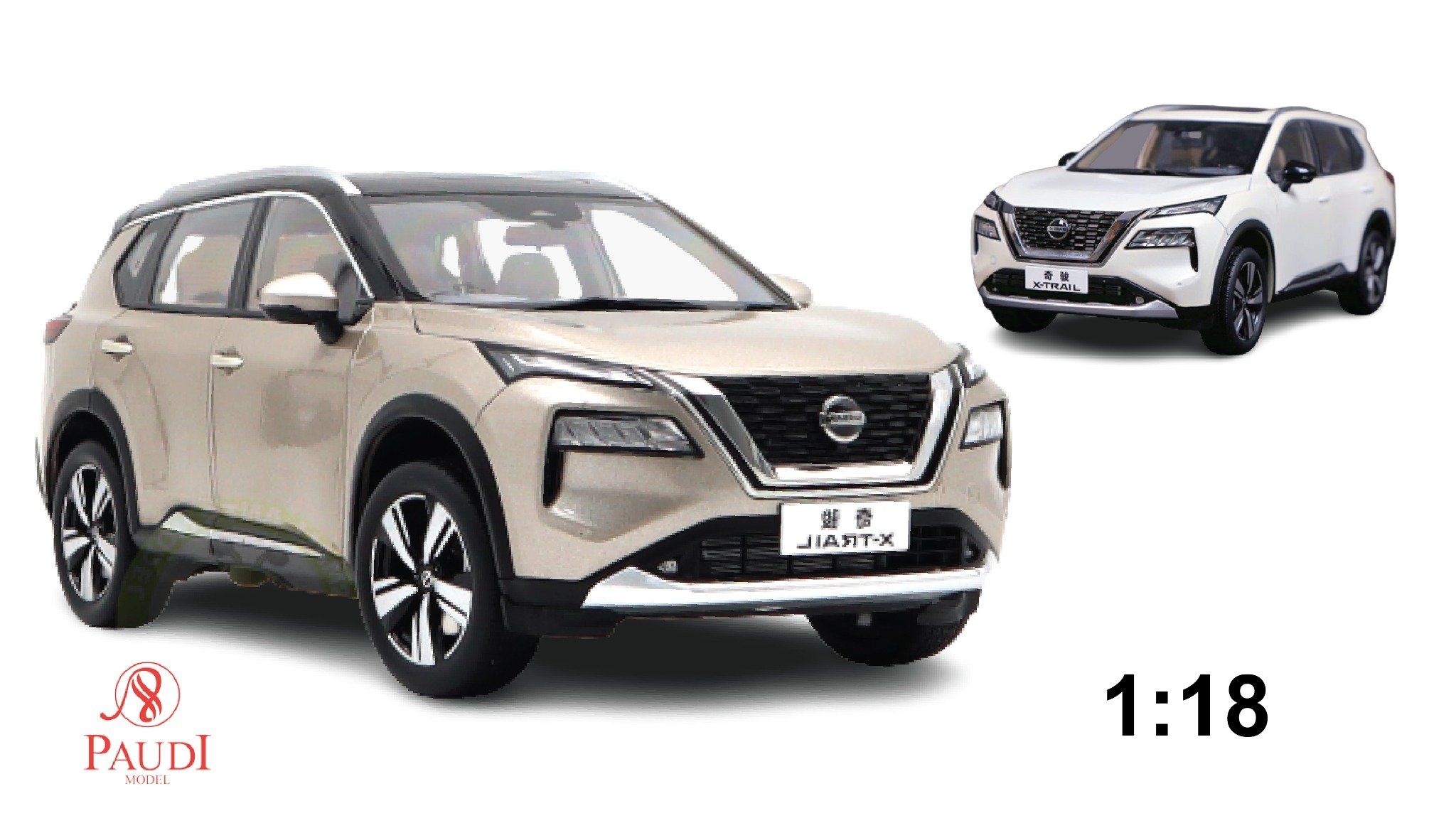  Mô hình xe Nissan X Trail 2021 tỉ Lệ 1:18 Paudi 8069 