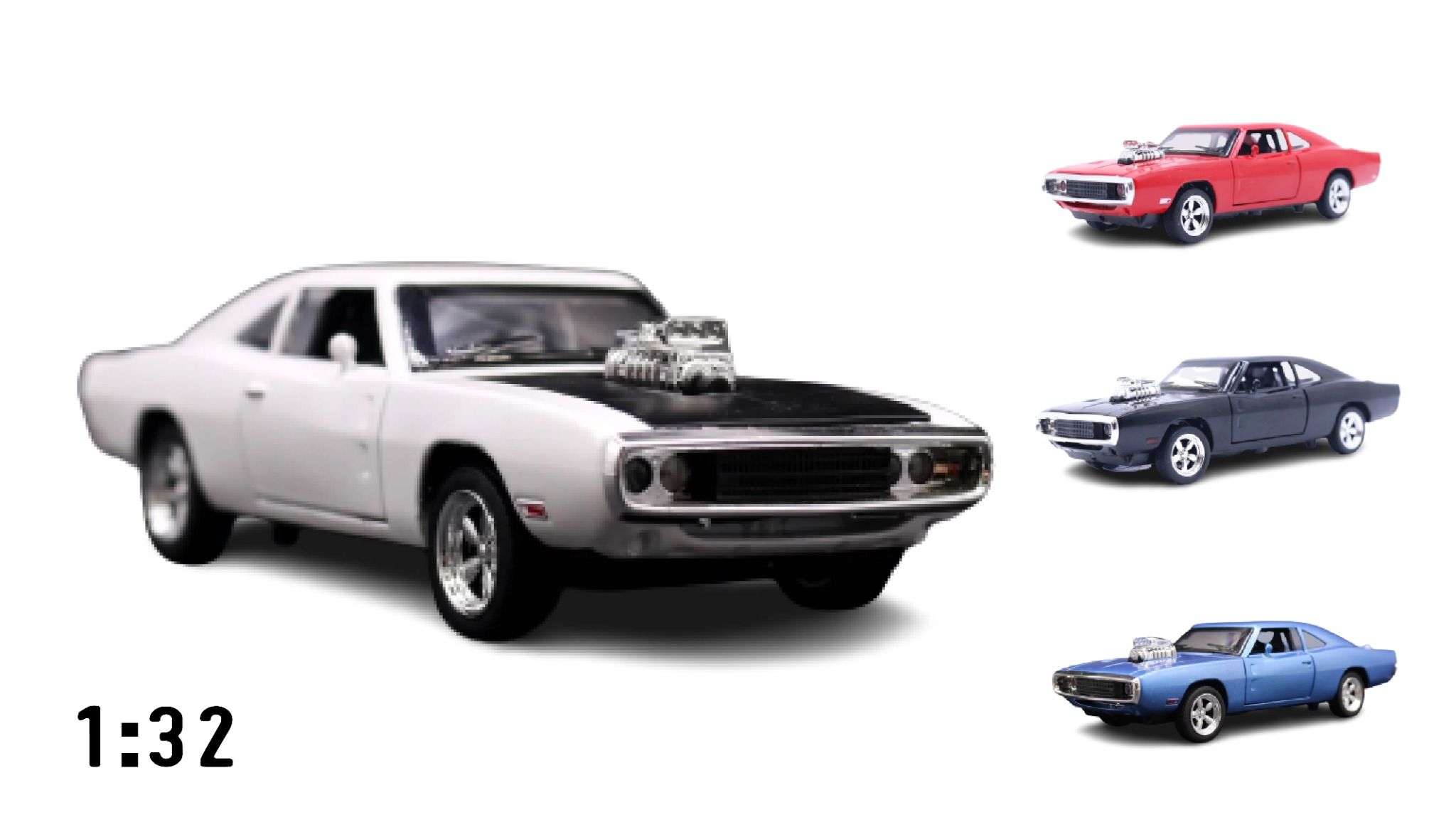  Mô hình xe Dodge Challenger 1970 Fast & Furious tỉ lệ 1:32 Miniauto 32011 OT601 