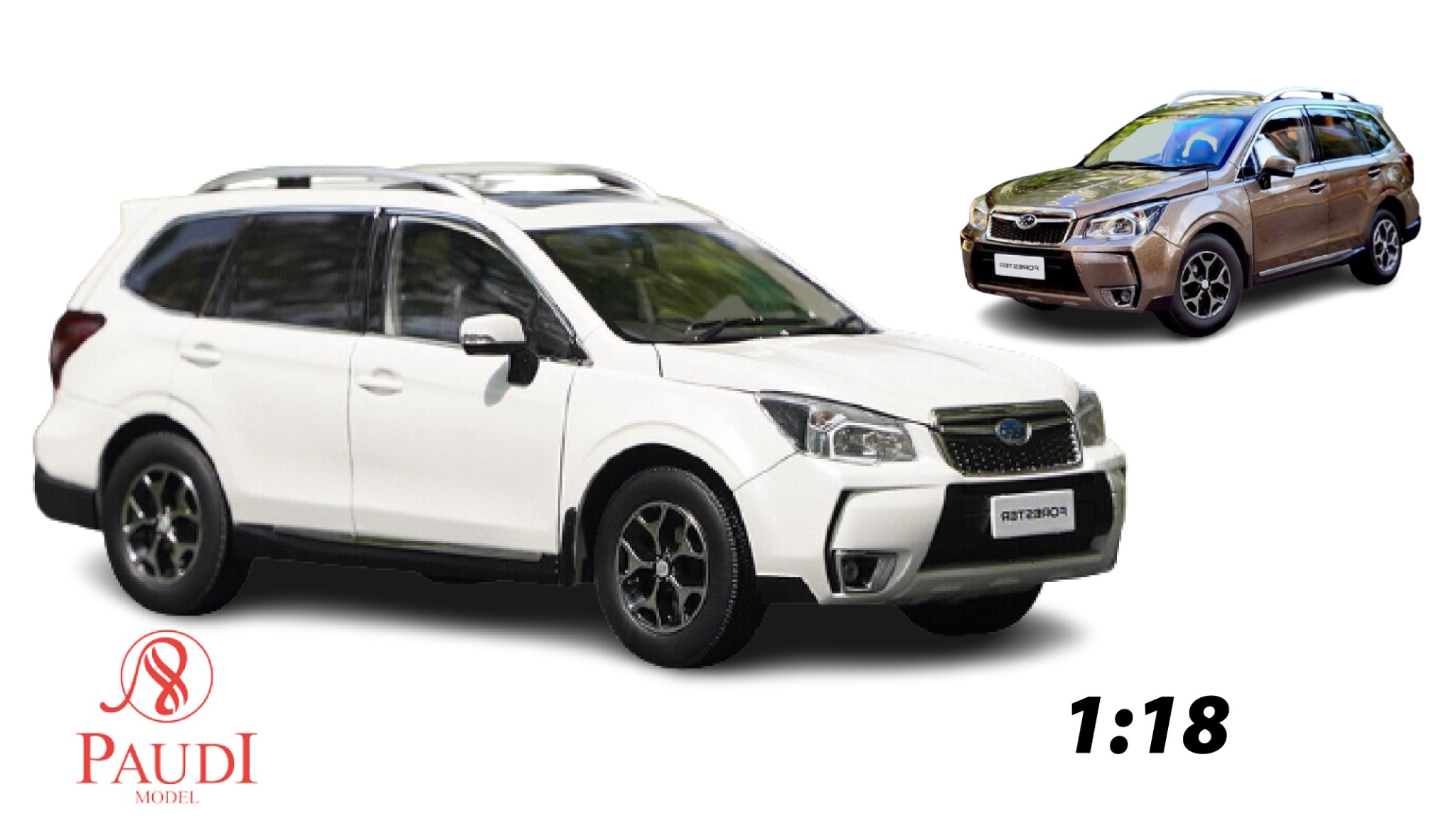  Mô hình xe Subaru Forester 2021 1:18 Paudi 8066 