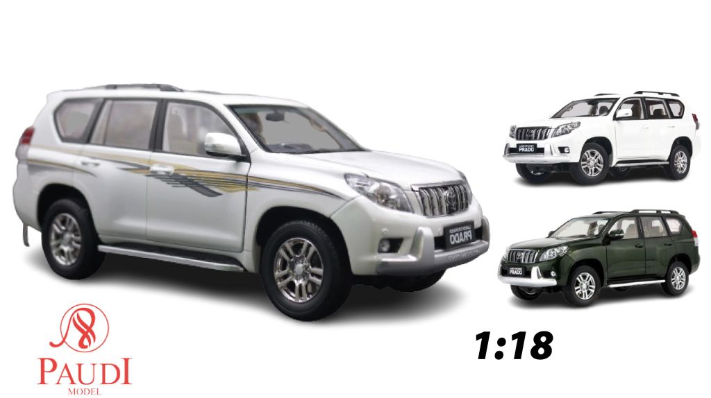 MÔ HÌNH TOYOTA LAND CRUISER PRADO LC150 1:18 PAUDI 5156