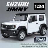  Mô hình xe Suzuki Jimny tỉ lệ 1:24 Alloy Model OT451 