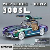  Mô hình xe Mercedes - Benz 300SL full open - có âm thanh - đèn - đánh lái tỉ lệ 1:24 Jinlifiang OT24023 