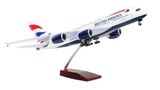  Mô hình máy bay British Airways Airbus A380 United Kingdom UK England 47cm 1:160 có đèn led tự động theo tiếng vỗ tay hoặc chạm MB47019 