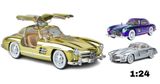  Mô hình xe Mercedes - Benz 300SL full open - có âm thanh - đèn - đánh lái tỉ lệ 1:24 Jinlifiang OT24023 