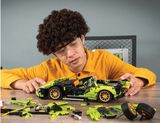  Mô hình xe ô tô lắp ghép Lamborghini Sian green 1250 pcs tỉ lệ 1:14 LG018 