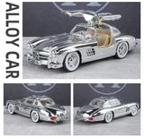  Mô hình xe Mercedes - Benz 300SL full open - có âm thanh - đèn - đánh lái tỉ lệ 1:24 Jinlifiang OT24023 