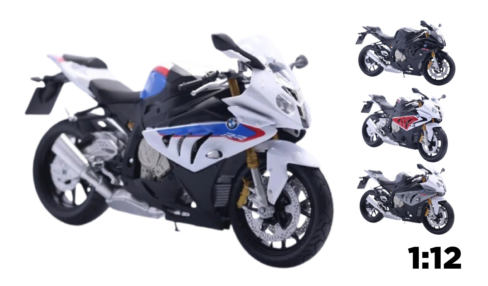  Mô hình xe BMW S1000RR 1:12 Joycity/Automaxx 8888 