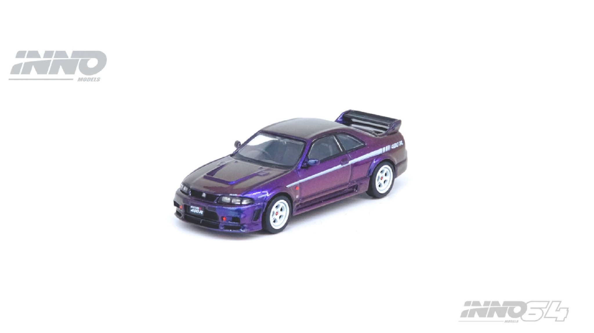  Mô hình xe ô tô Nissan Skyline GT-R (R33) Nismo 400R Midnight Purple HK Toycar Salon 2023 tỉ lệ 1:64 Inno64 model 