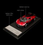  Mô hình xe Bugatti Divo Red Bburago x Time micro tỉ lệ 1:64 18-59159 