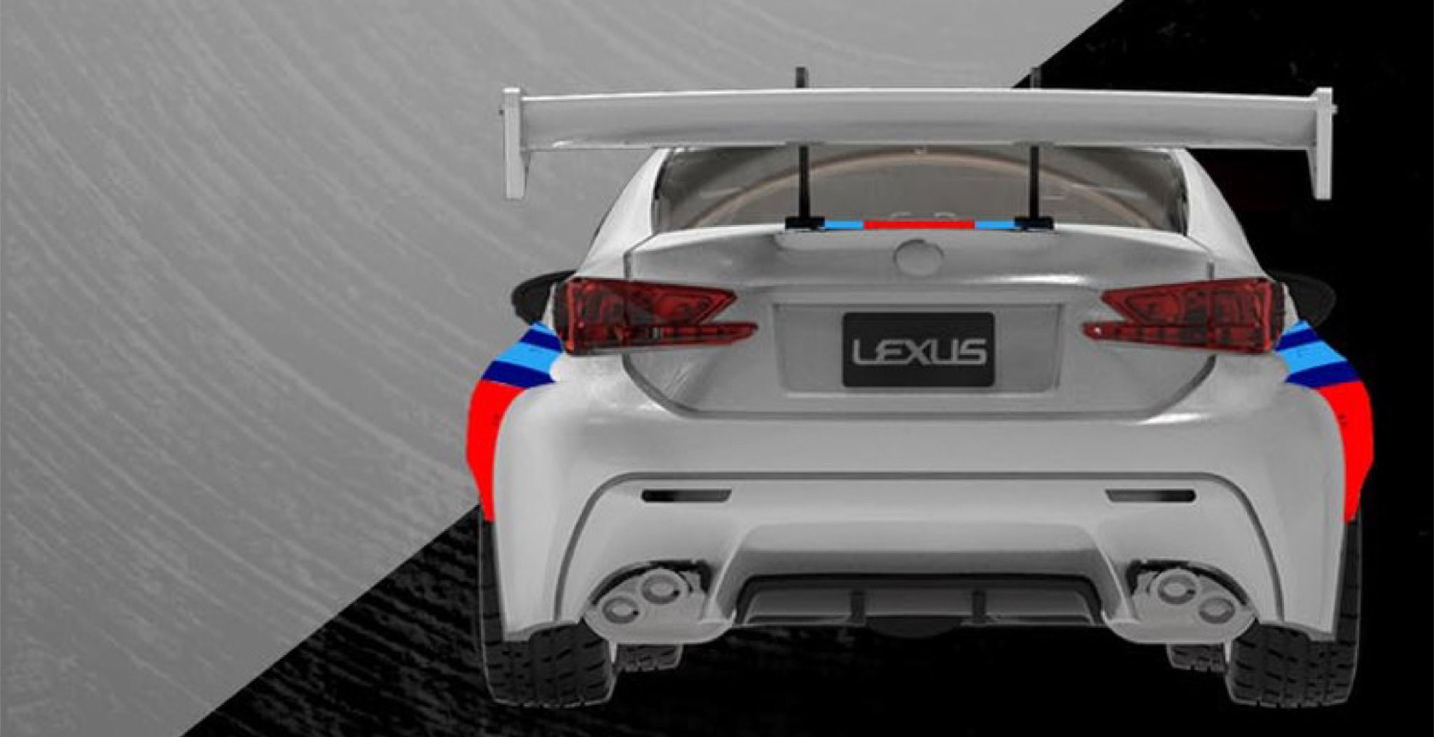  Mô hình xe Lexus Martini Racing white tỉ lệ 1:64 TM641811 Time micro 