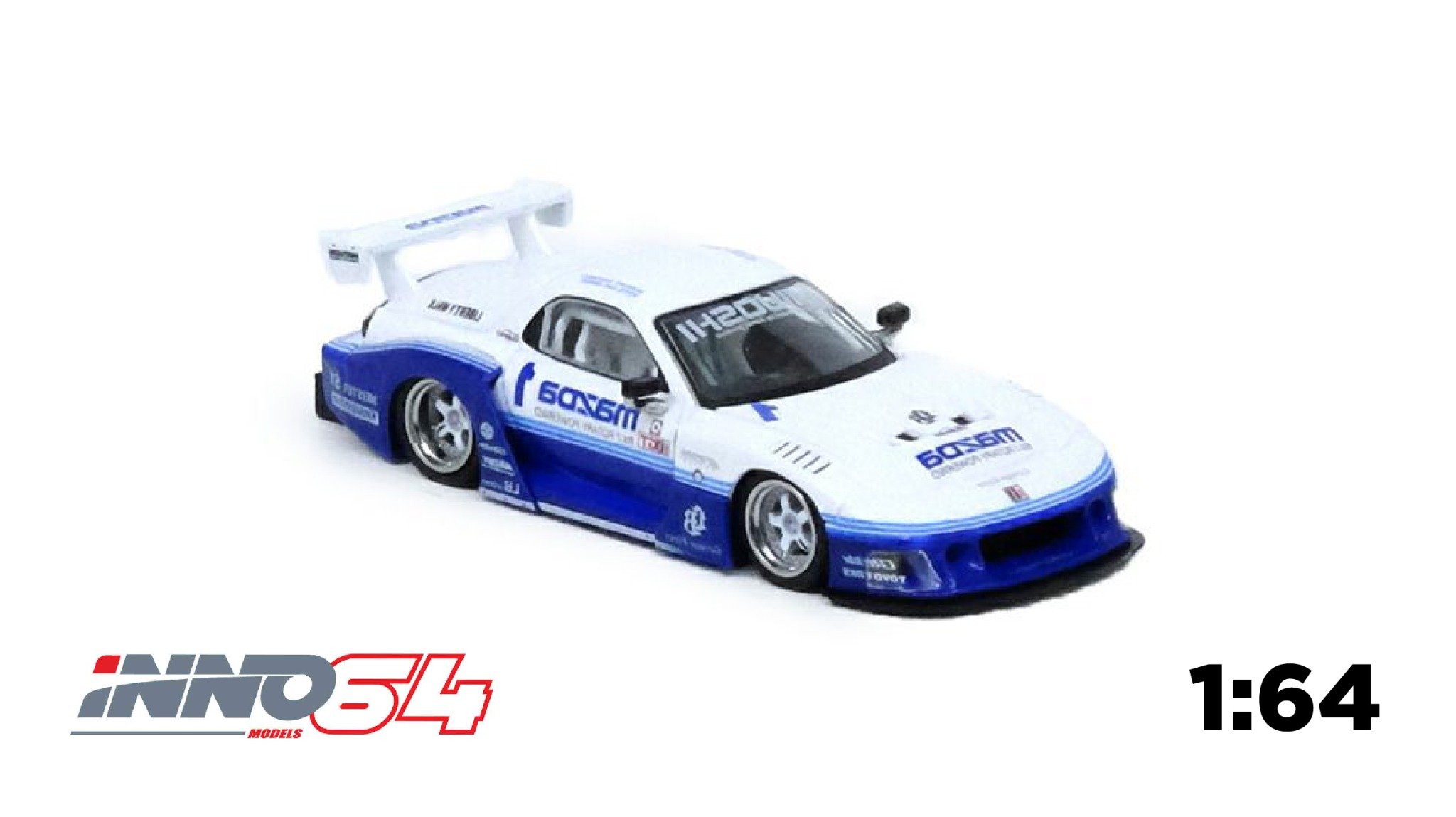  Mô hình xe Mazda RX7 (FD3S) LB-Super Silhouette Hong Kong Toy Car Salon 2024 tỉ lệ 1:64 Inno64 model 