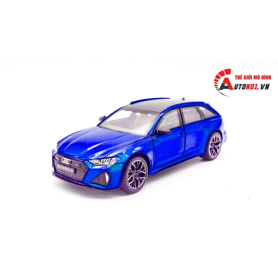  Mô hình xe Audi RS6 Quattro đánh lái được box camping tỉ lệ 1:24 Jinlifang OT422 