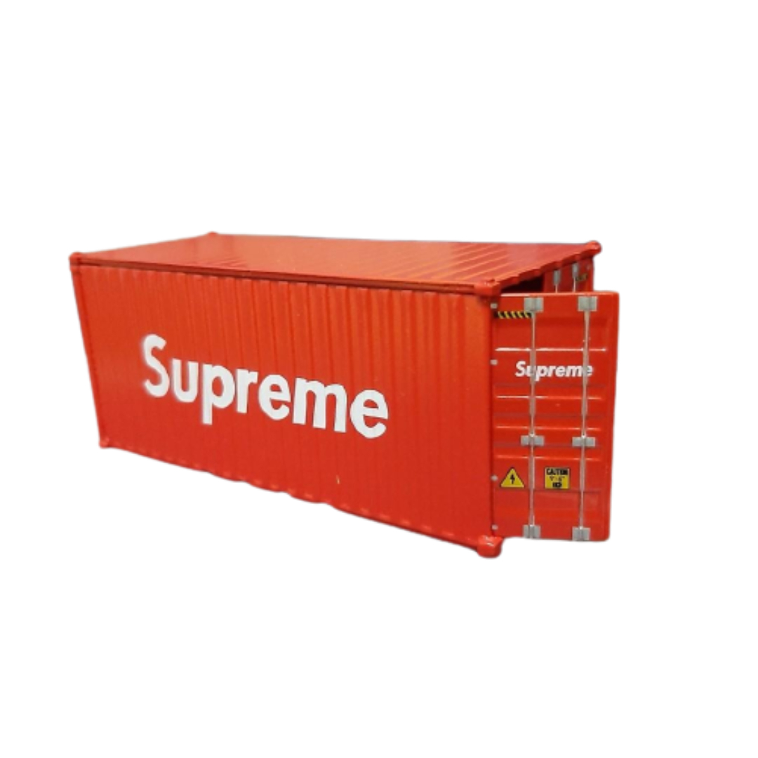  Mô hình thùng container Supreme bằng hợp kim kích thước 9.4x3.9x4cm tỉ lệ 1:64 Time micro TB640138 