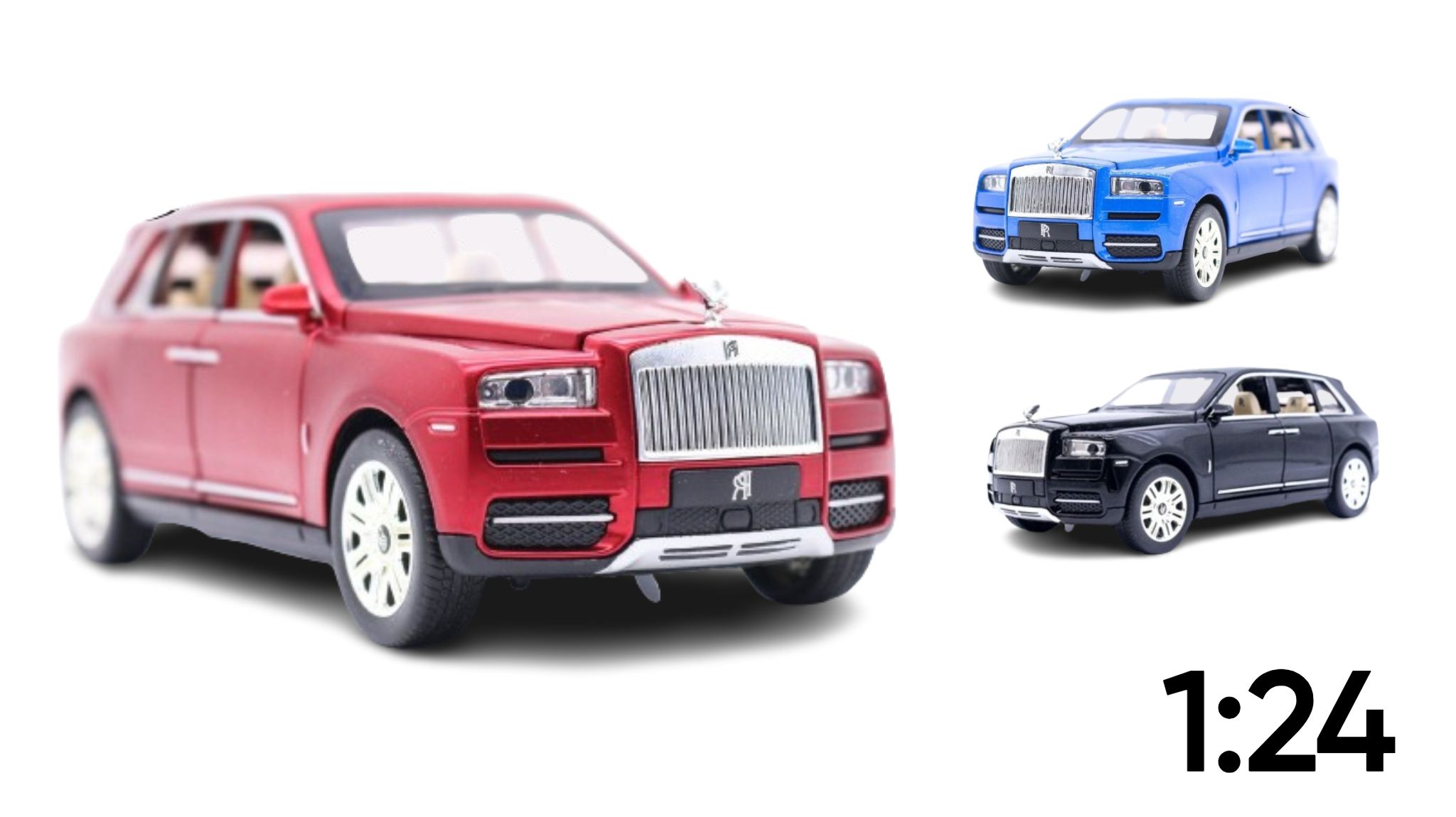  Mô hình xe Ô Tô Rolls Royce Cullinan 1:24 Chezhi OT340 