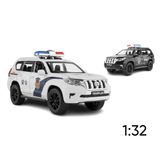  Mô hình xe Toyota Prado police có đèn có âm thanh tỉ lệ 1:32 Alloy OT360 