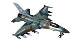  Mô hình máy bay chiến đáu F16 Camo green có đèn có âm thanh MB22023 