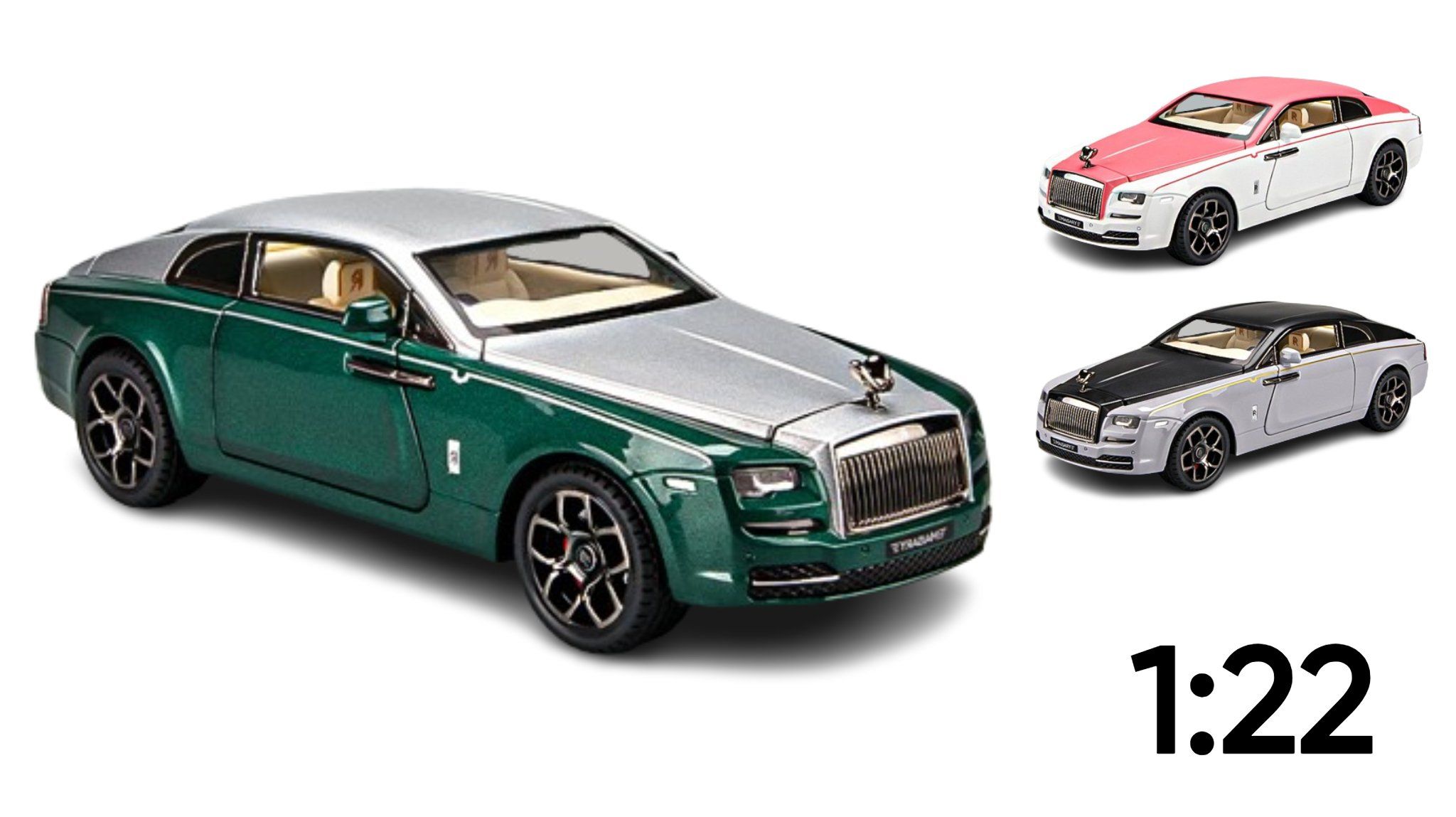  Mô hình xe Rolls Royce Mansory full open tỉ lệ 1:22 OT350 Alloy Model 