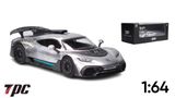  Mô hình xe Mercedes-Benz AMG One Silver tỉ lệ 1:64 TPC TPC646401 