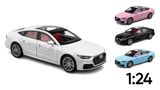  Mô hình xe Audi A7 full open, đánh lái được, có đèn và âm thanh tỉ lệ 1:24 Chezhi OT420 