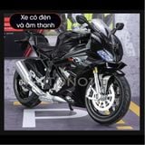  Mô hình xe BMW S1000RR 2024 có cánh gió tỉ lệ 1:12 Huayi Alloy MT070 