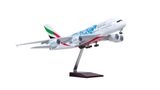  Mô hình máy bay Emirates Expo 2020 Airbus A380 47cm có đèn led tự động theo tiếng vỗ tay hoặc chạm MB47063 