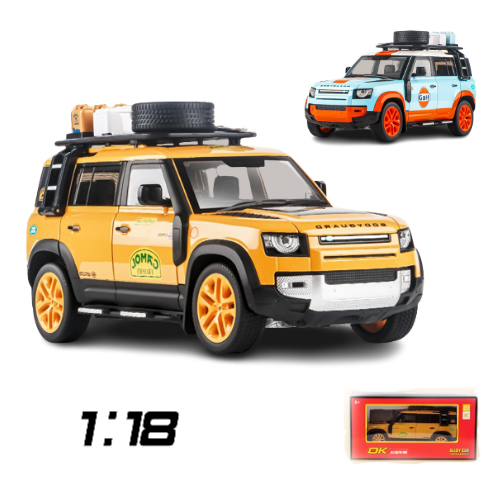  Mô hình xe Land Rover Defender 110 Gulf Camel Cup tỉ lệ 1:18 OT314 