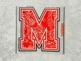  Decal UV chữ cái trang trí mô hình - điện thoại - laptop - máy tính - nón - ly - mica chống nước - chống trầy - chống uv kích thước 5 x 5cm Autono1 UV508 