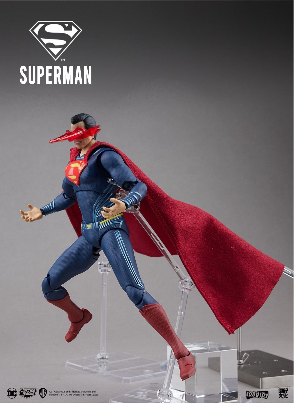  Mô hình nhân vật DC Superman Form Man of Steel tỉ lệ 1:9 19CM FondJoy FG280 