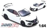  Mô hình xe Honda Civic Type R ( FK8 ) white tỉ lệ 1:64 Inno64 IN64-FK8-WHI 