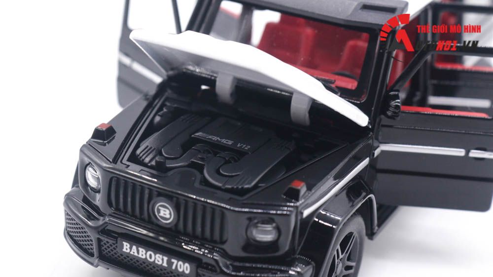  Mô hình xe ô tô Mercedes-benz AMG Brabus G700 tỉ lệ 1:32 Alloy Model 8105 