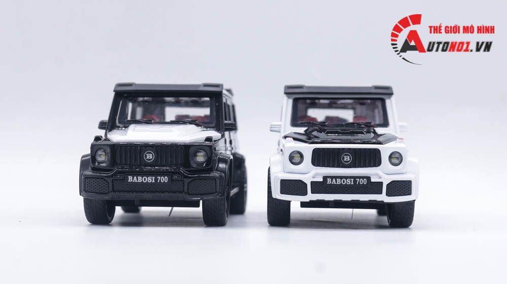  Mô hình xe ô tô Mercedes-benz AMG Brabus G700 tỉ lệ 1:32 Alloy Model 8105 