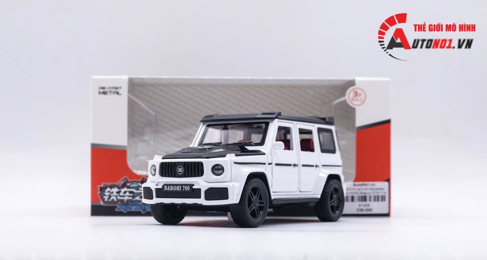  Mô hình xe ô tô Mercedes-benz AMG Brabus G700 tỉ lệ 1:32 Alloy Model 8105 