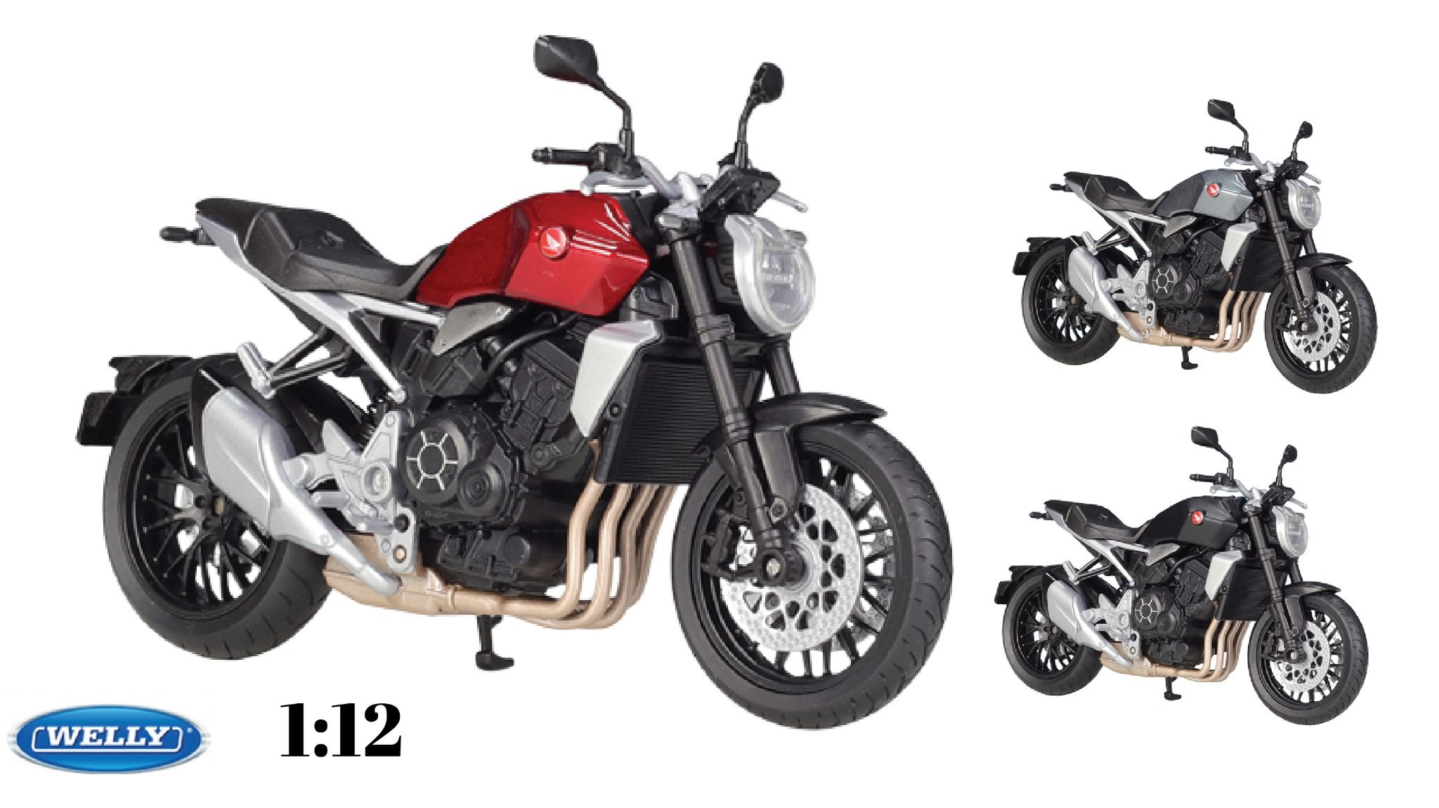  Mô hình xe Honda CB1000R 1:12 Welly 1234 