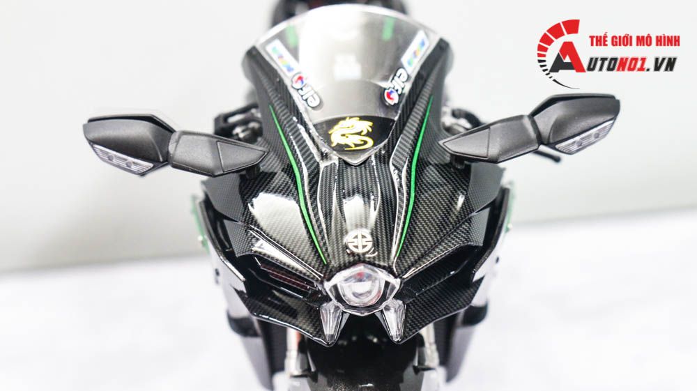 Mô hình xe chính hãng Kawasaki H2 Carbon 1:12 Tamiya D067