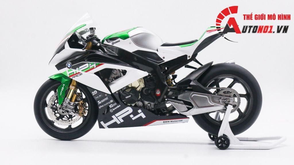 Mô hình xe cao cấp Bmw S1000 HP4 Race 1:9 Meng D230I