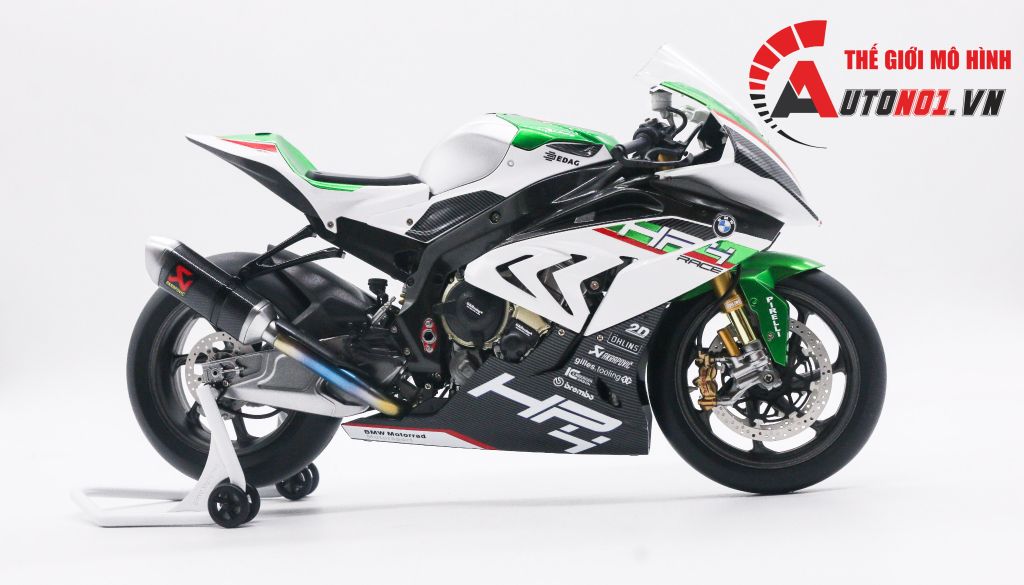 Mô hình xe cao cấp Bmw S1000 HP4 Race 1:9 Meng D230I