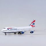  Mô hình máy bay British Airways Boeing B747 United Kingdom UK 47cm 1:160 có đèn led tự động theo tiếng vỗ tay hoặc chạm MB47038 