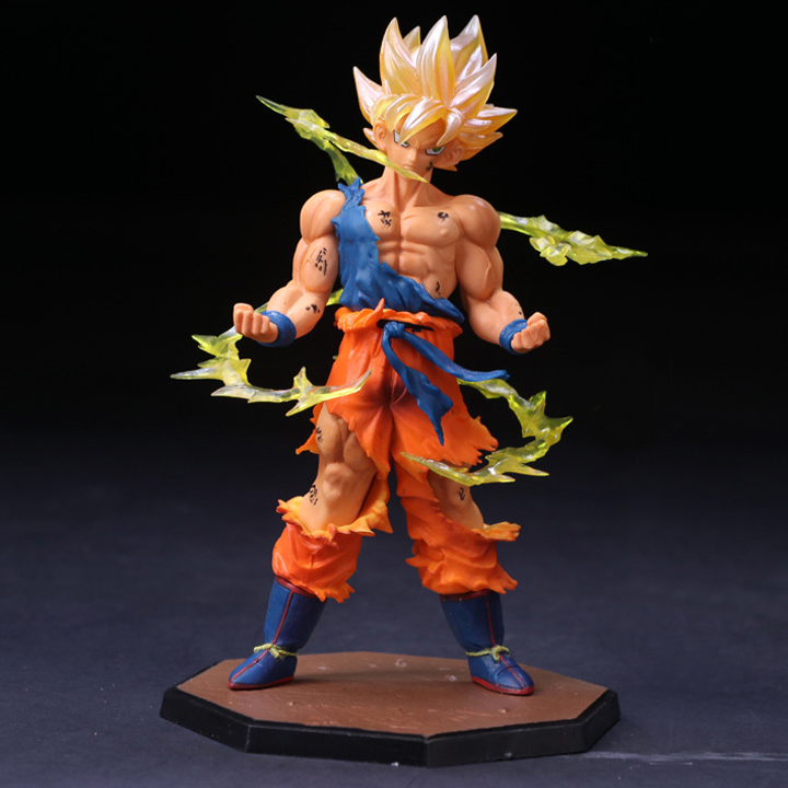  Mô hình nhân vật Dragonball Songoku super saiyan 2 17cm FG225 