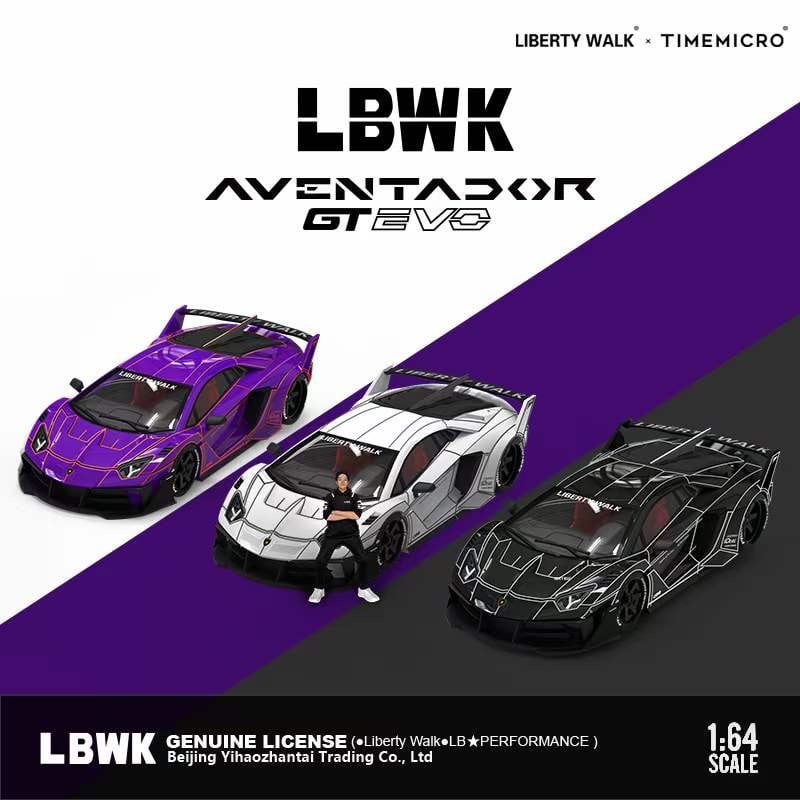  Mô hình xe Lamborghini LP700 GT EVO LBWK Liberty Walk Brust Limited 699 tỉ lệ 1:64 Time micro 