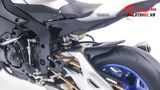  Mô hình xe Yamaha YZF R1M đen xanh nhám 1:12 Tamiya D054 