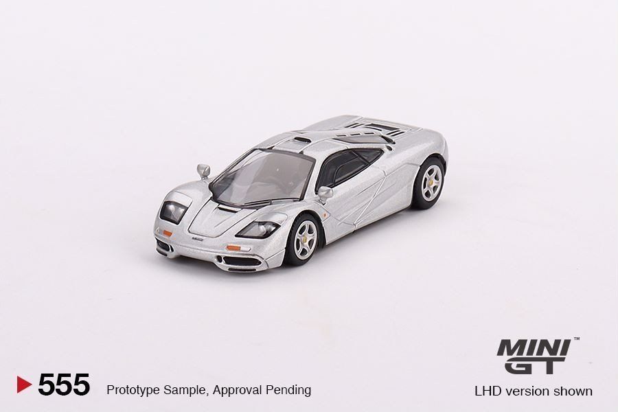  Mô hình xe McLaren F1 Magnesium Silver tỉ lệ 1:64 MiniGT 