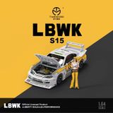  Mô hình xe ô tô Nissan LBWK GTR ER34 #23 mở được capo trước tỉ lệ 1:64 Time micro TM646001 