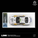  Mô hình xe ô tô Nissan LBWK GTR ER34 #23 mở được capo trước tỉ lệ 1:64 Time micro TM646001 