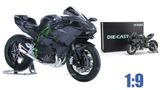  Mô hình xe Kawasaki H2R hộp quà tặng có nam châm tỉ lệ 1:9 Huayi Alloy MT062 