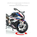  Mô hình xe BMW S1000RR hộp quà tặng có nam châm tỉ lệ 1:9 Huayi Alloy MT061 